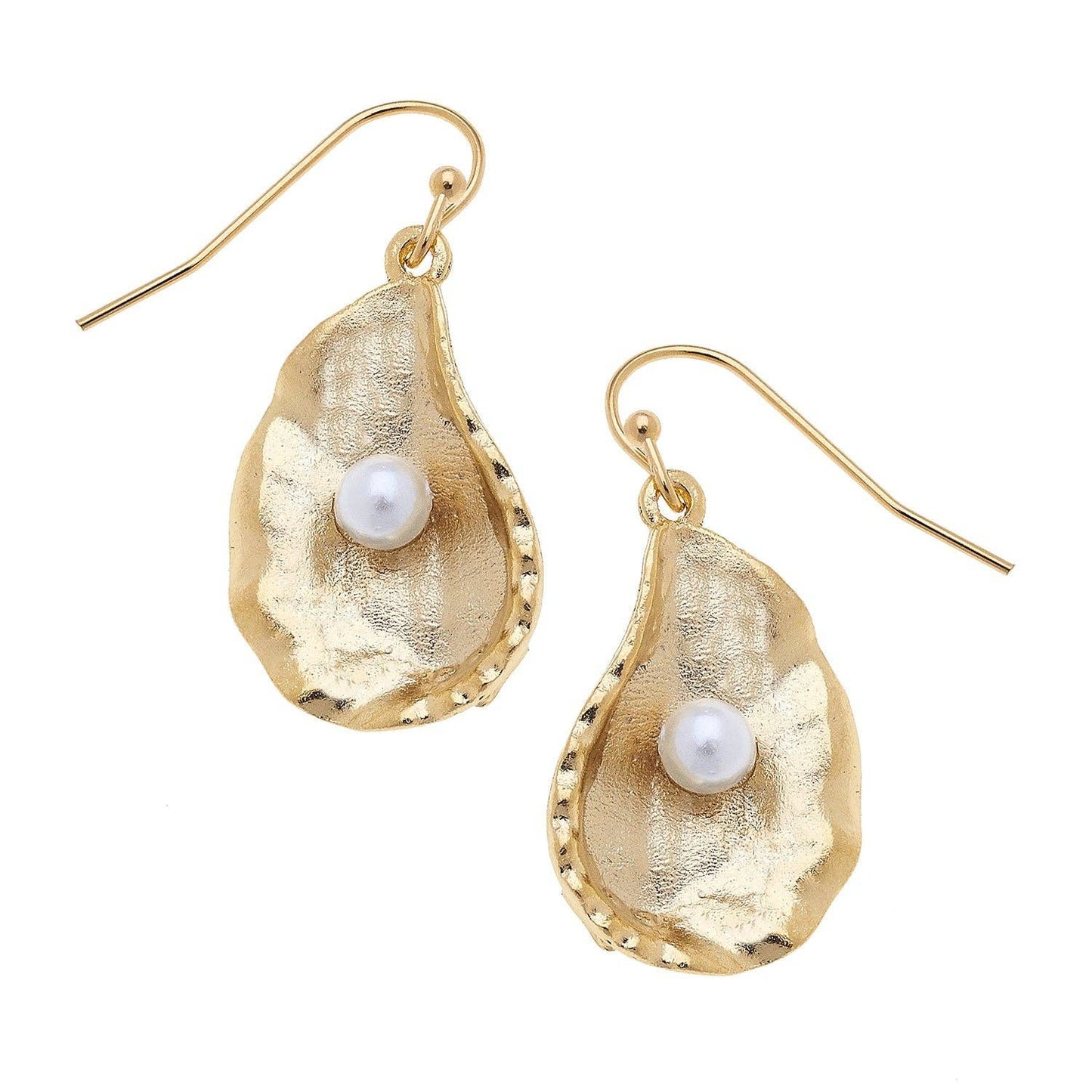 Oyster & Pearl Earrings