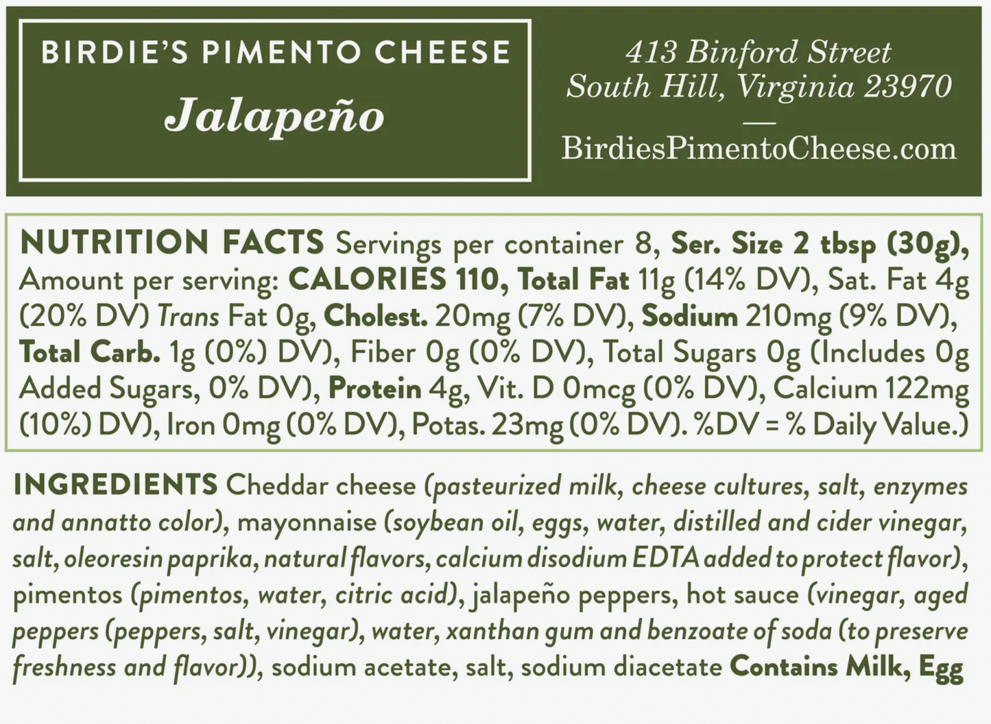 BIRDIE'S PIMENTO CHEESE