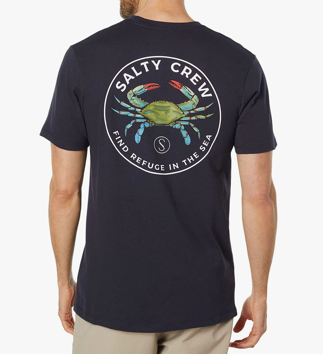 SALTY CREW BLUE CRABBER PREMIUM S/S TEE NAVY
