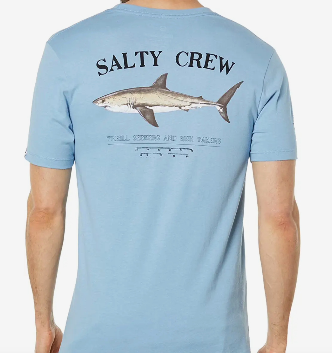 SALTY CREW BRUCE PREMIUM S/S TEE MARINE BLUE