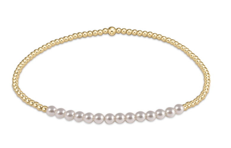 ENEWTON Gold Bliss 2mm Bead Bracelet - Moonstone***