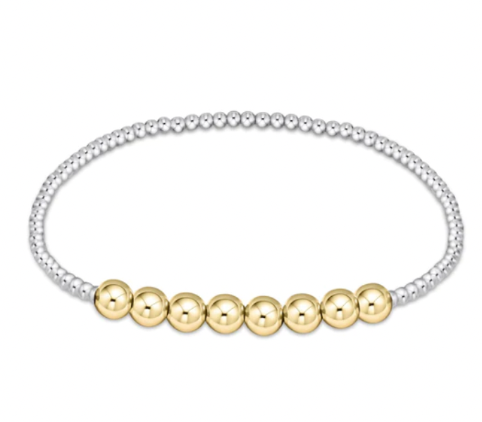 ENEWTON CLASSIC BEADED BLISS 2.5MM BEAD BRACELET 5MM MIXED METAL**