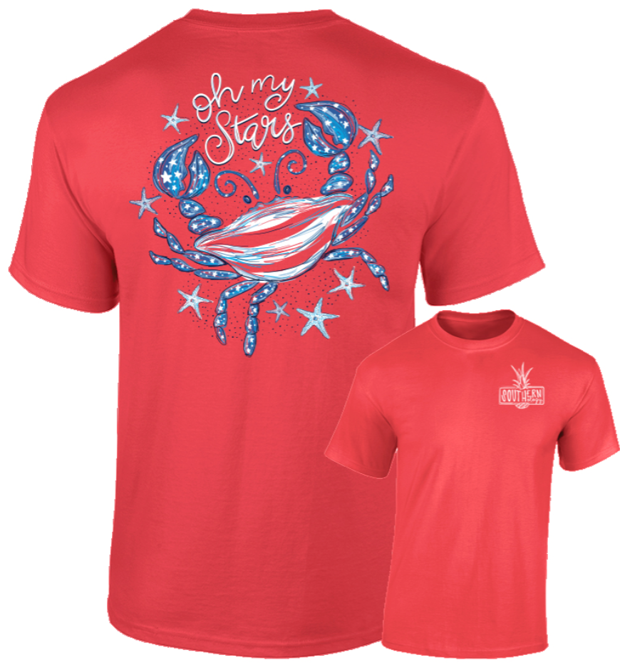 CRAB OH MY STARS SHORT SLEEVE
