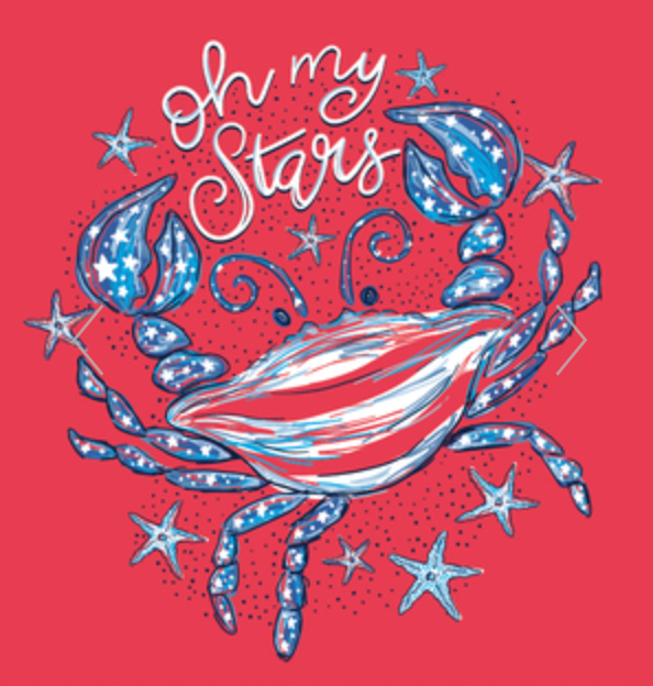 CRAB OH MY STARS SHORT SLEEVE