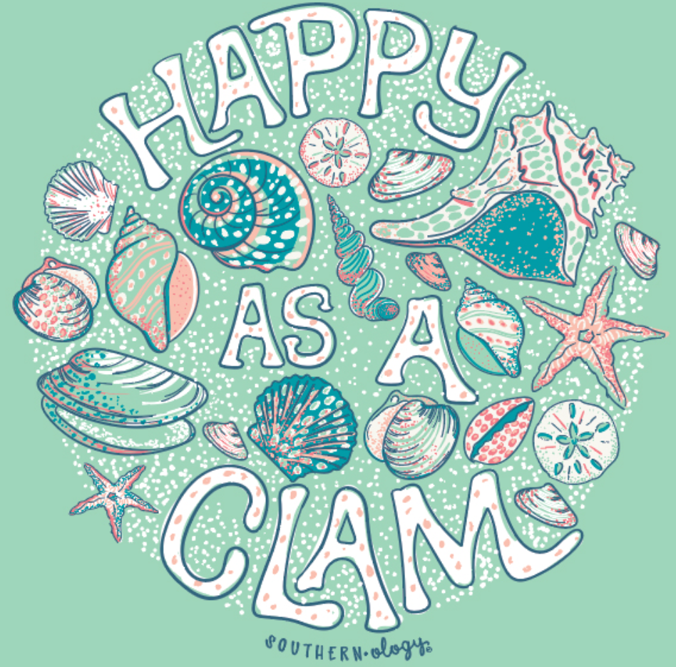 HAPPY AS A CLAM SHORT SLEEVE