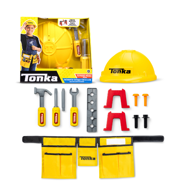 TOUGH TOOL BELT & HAT SET TONKA