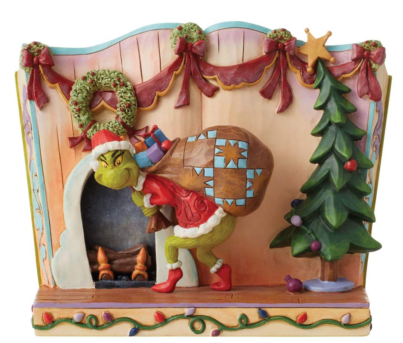 JIM SHORE GRINCH STEALING PRESENTS STORY