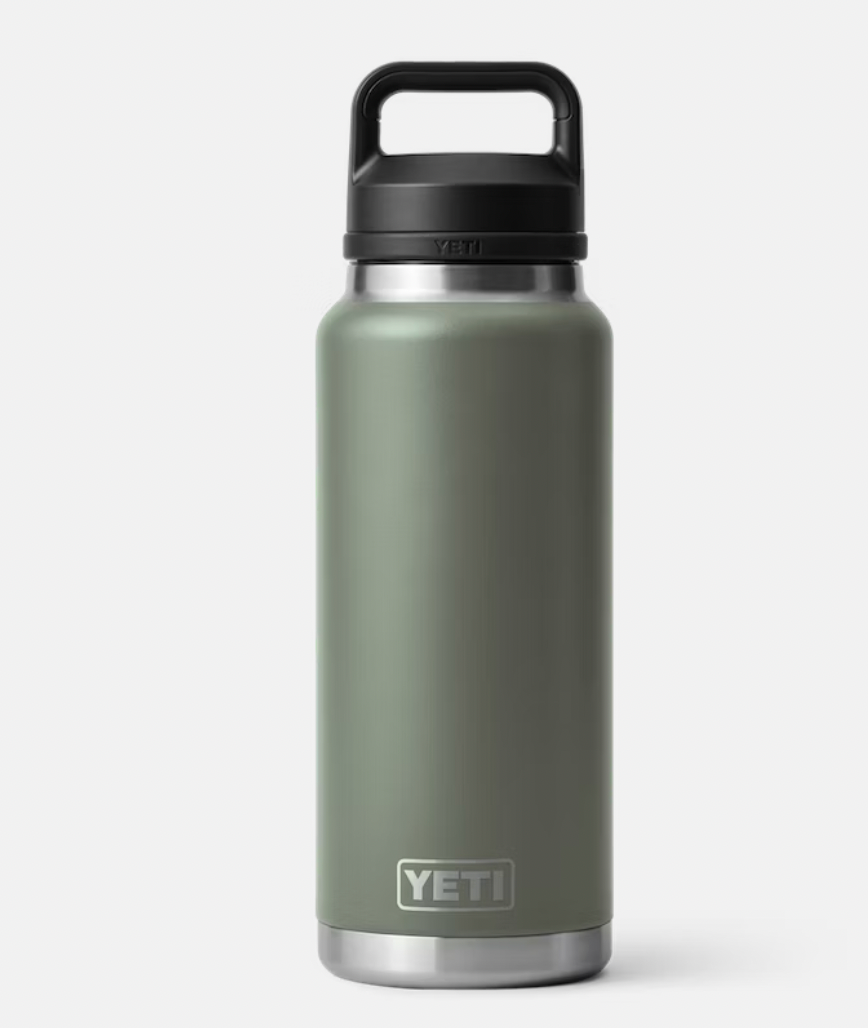 YETI RAMBLER 36 OZ BOTTLE CHUG CAMP GREEN