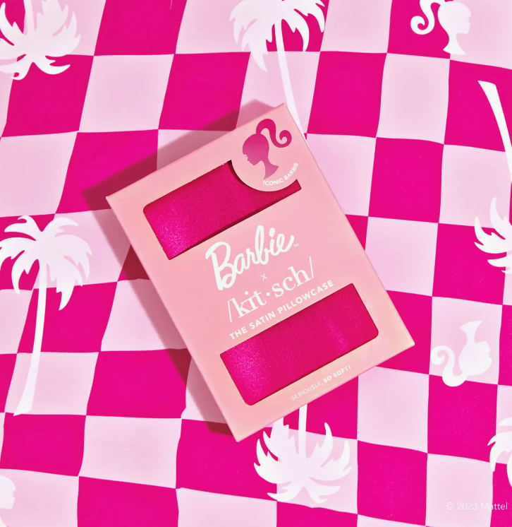 BARBIE X KITSCH SATIN PILLOWCASE ICONIC BARBIE