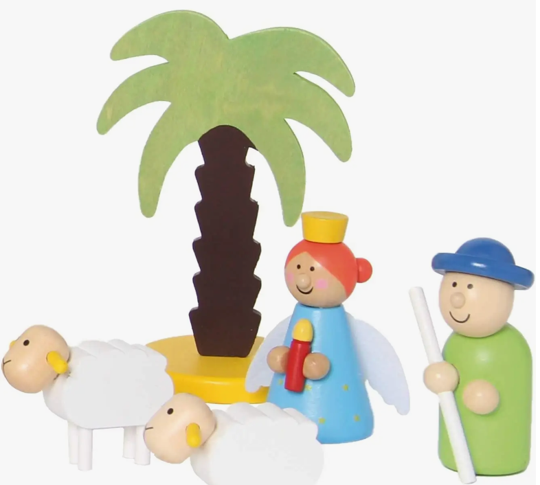 SMALL FOOT WOODEN MANGER SET