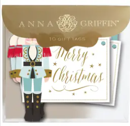 CHRISTMAS HOLIDAY GIFT TAG NUTCRACKER LARGE TAG