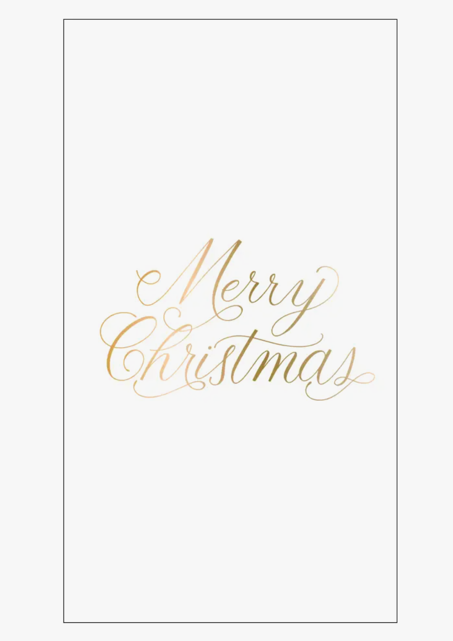 MERRY CHRISTMAS FOIL 16 CT