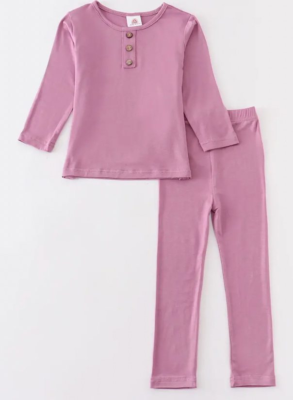 LILAC BAMBOO PAJAMAS SET