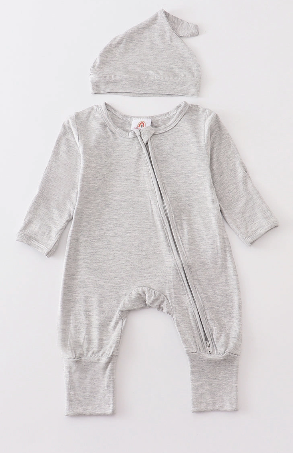 SAND BAMBOO ZIPPER 2 PC BABY ROMPER