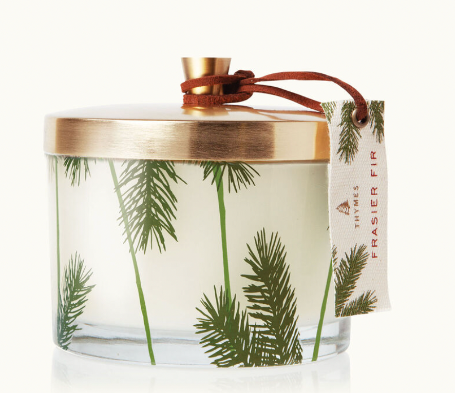 FRASIER FIR POURED CANDLE PINE NEEDLE 3 WICK