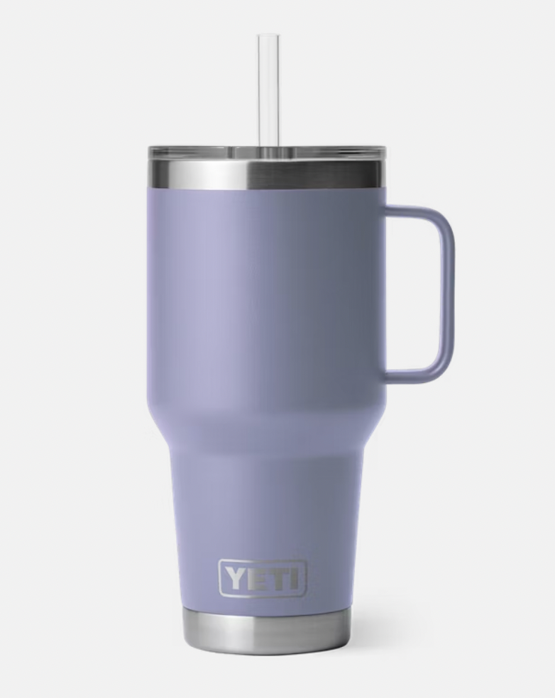  YETI Rambler 25 oz Straw Mug, Vacuum Insulated, Stainless  Steel, Cosmic Lilac: Home & Kitchen