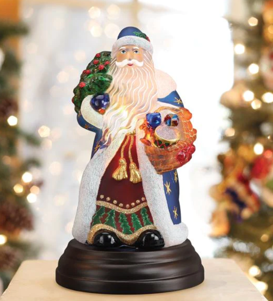 OLD WORLD 2021 REGAL FATHER CHRISTMAS LIGHT