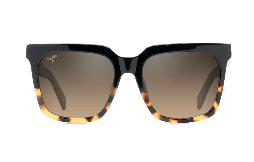 MAUI JIM KOKI BEACH ROOFTOPS BLACK W/TORTOISE