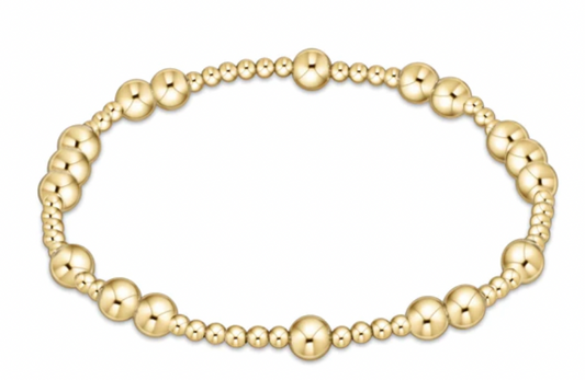 ENEWTON HOPE UNWRITTEN 5MM BEAD BRACELET GOLD