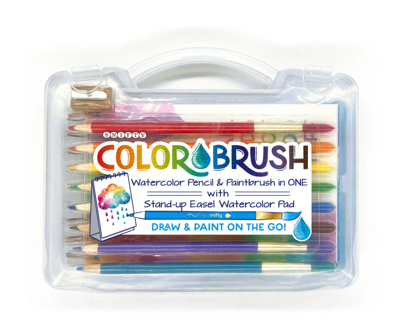COLORBRUSH WATERCOLOR PENCIL & PAINTBRUSH ON-THE-GO SET