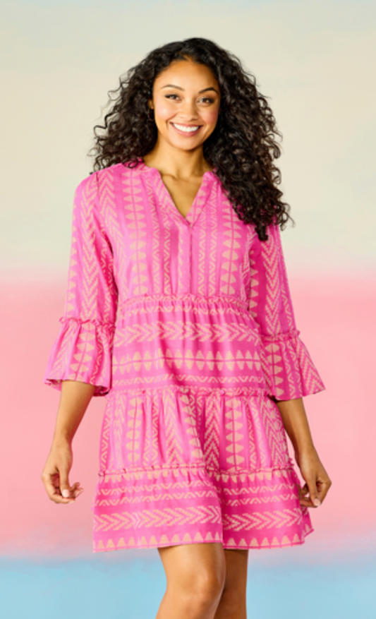 SELDEN JACQUARD DRESS
