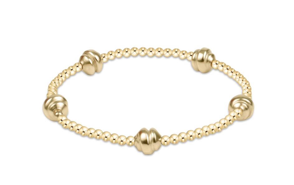 ENEWTON ADMIRE SMALL GOLD 2.5MM BEAD BRACELET