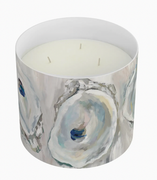 KIM HOVELL COLLECTION CANDLE OPAL SHELL 3 WICK CANDLE