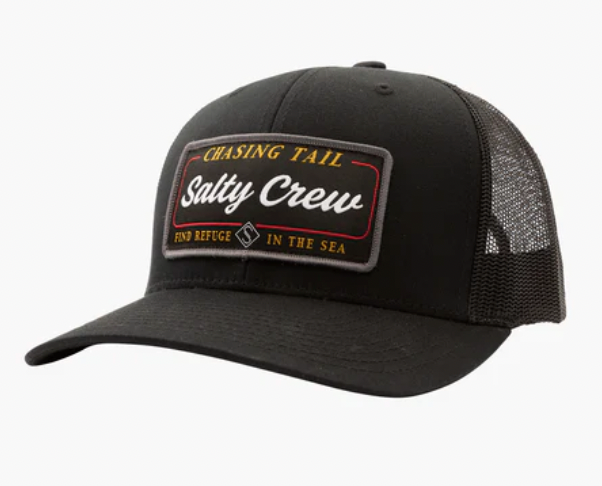 SALTY CREW MARINA RETRO TRUCKER HAT BLACK