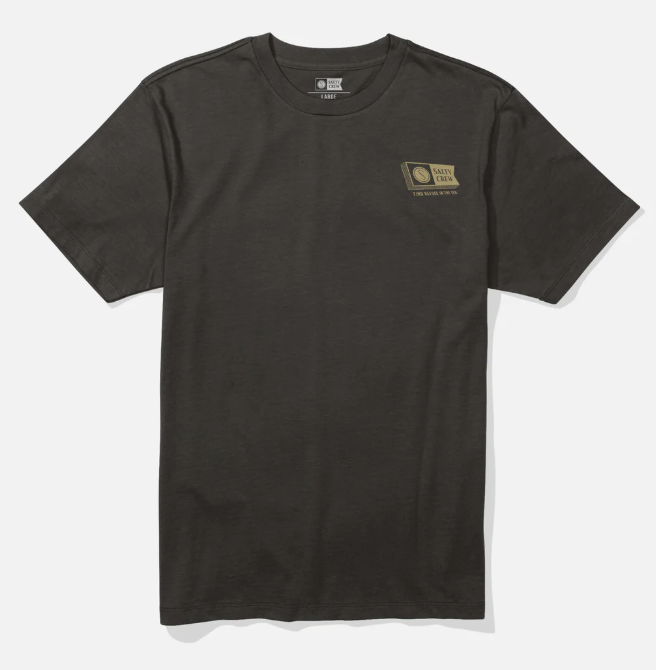 SALTY CREW ALPHABET SS TEE BLACK