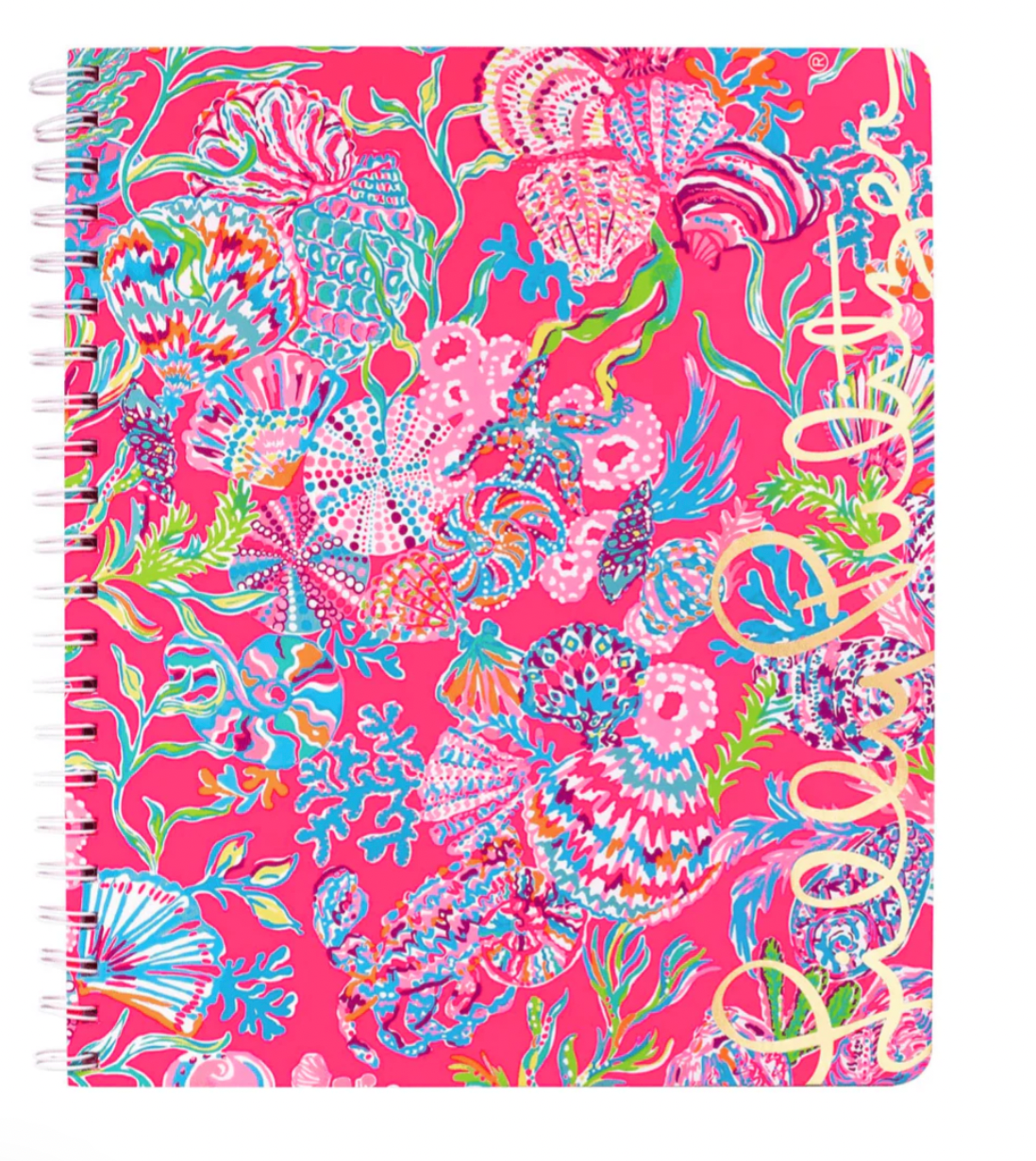 LILLY PULITZER LARGE NOTEBOOK SHELL ME SOMETHING GOOD