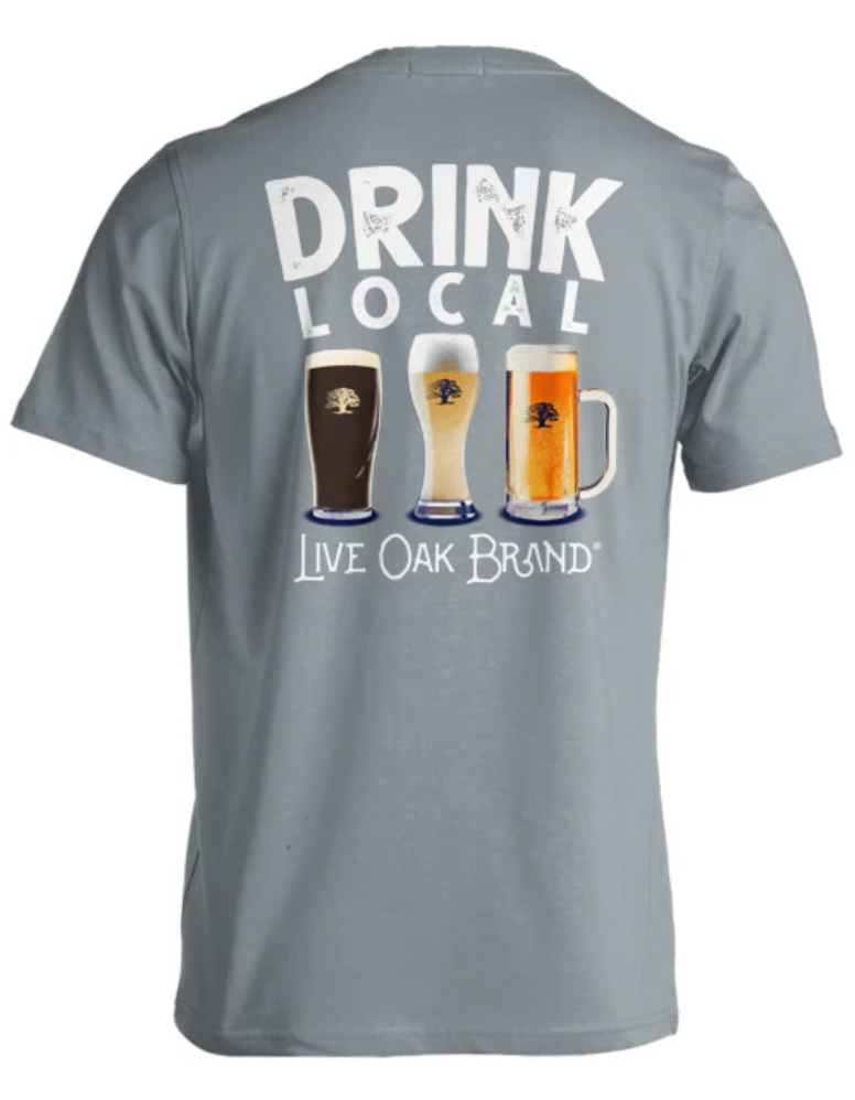 LIVE OAK DRINK LOCAL TEE