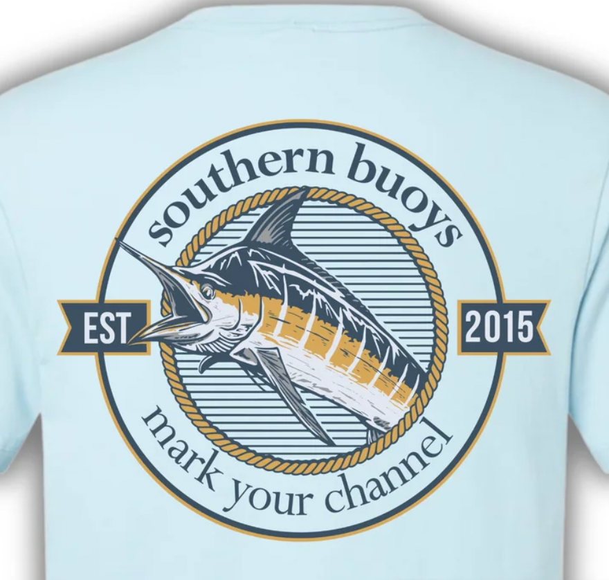 SOUTHERN BUOYS BIG CATCH CHAMBRAY LONG SLEEVE