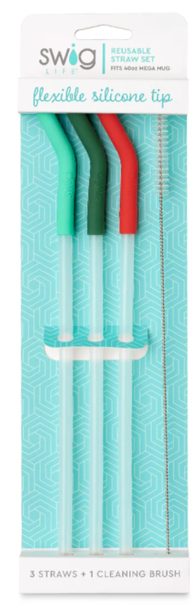 SWIG REUSABLE STRAW SET 40 OZ MEGA MUG