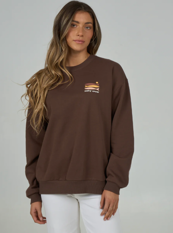 SALTY CREW SMALL BITE CREW ESPRESSO