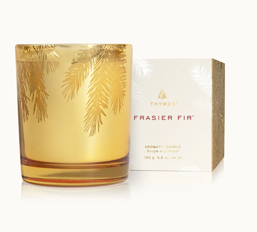 FRASIER FIR 6.5OZ GILDED GOLD POURED CANDLE