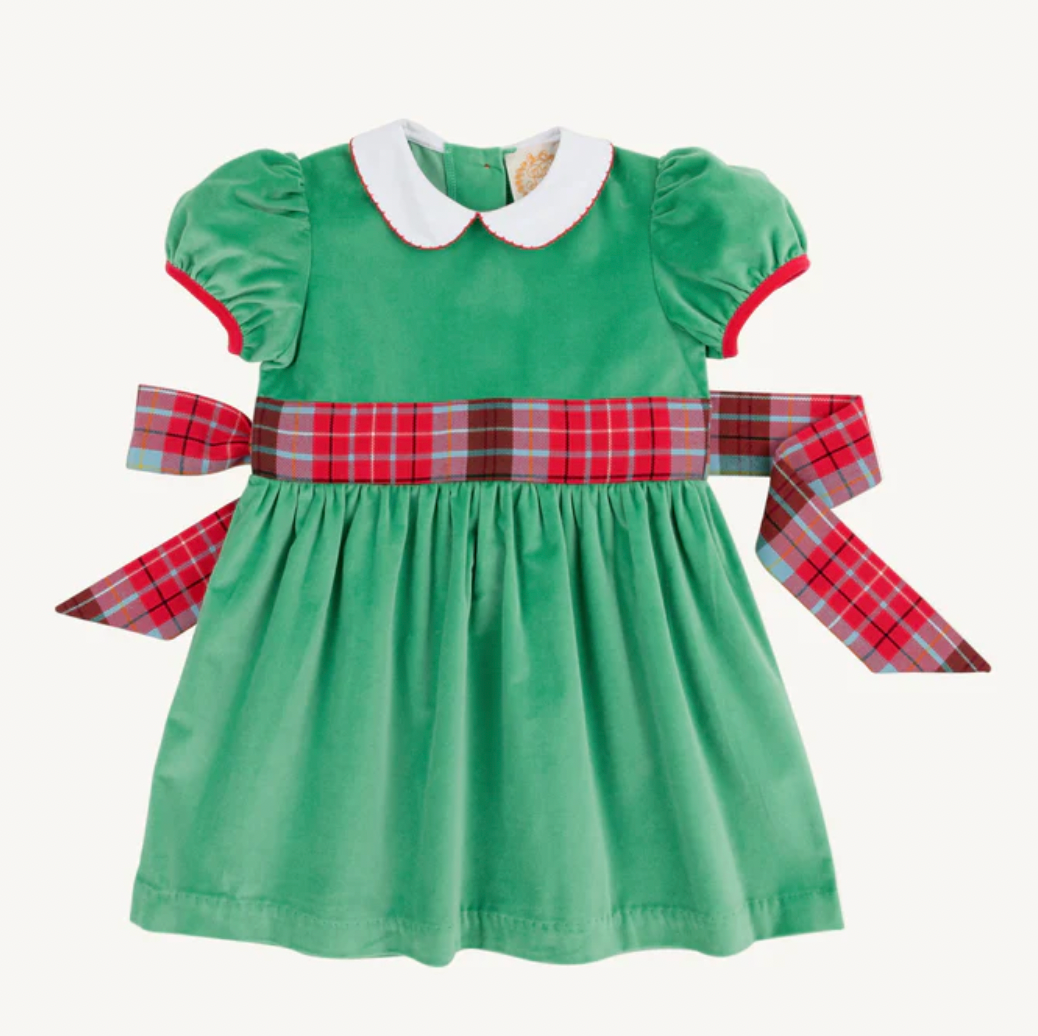BEAUFORT BONNET CINDY LOU SASH DRESS VELVETEEN
