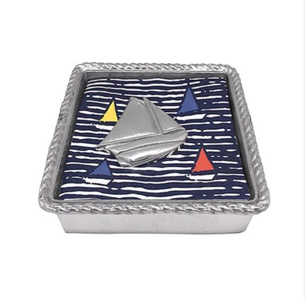 SAILBOAT ROPE NAPKIN HOLDER MARIPOSA