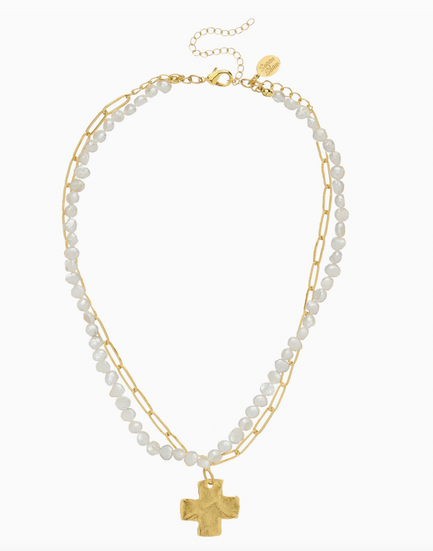 CROSS PIPER PAPERCLIP NECKLACE