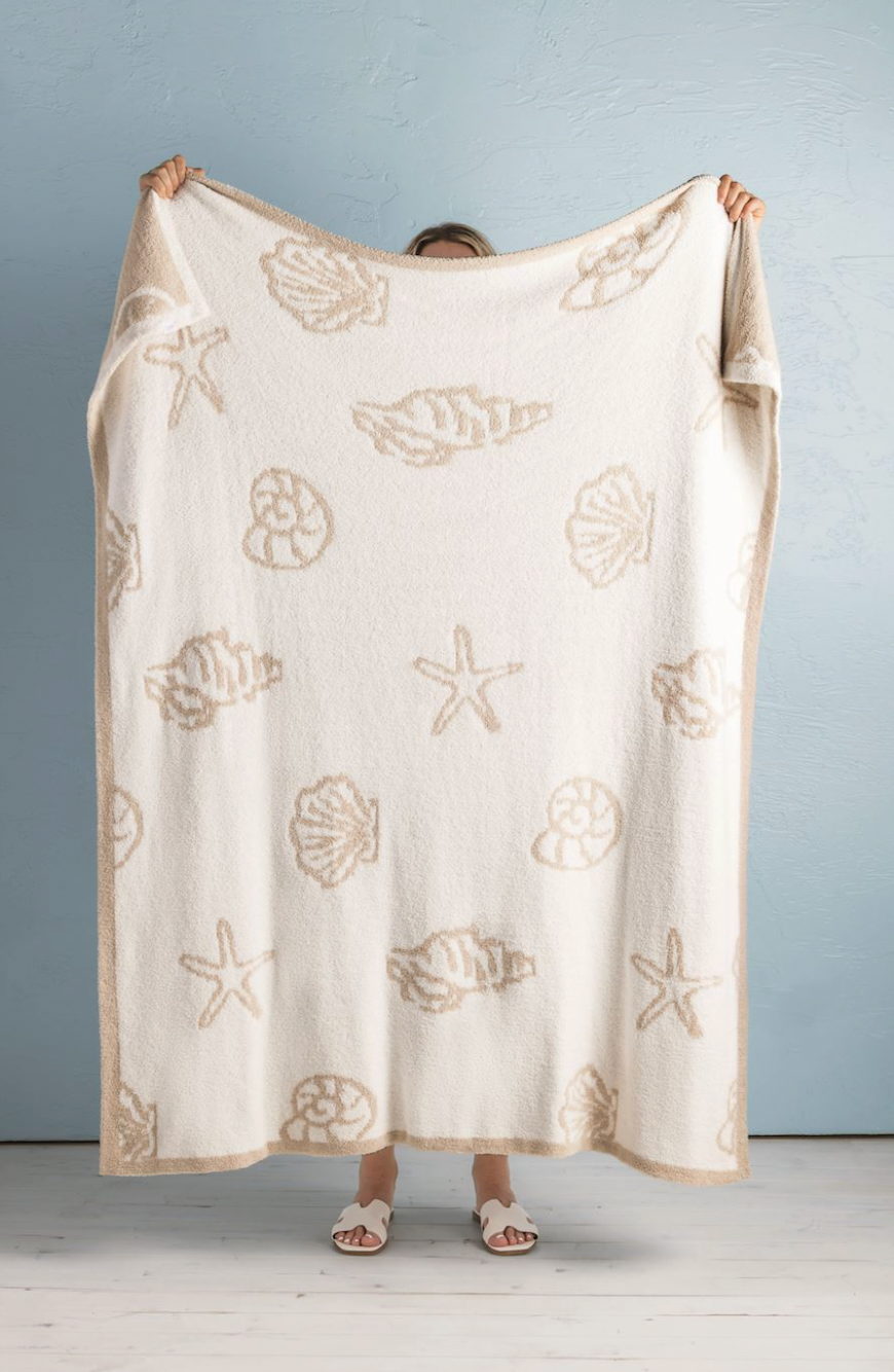 COASTAL LUXE CHENILLE BLANKET