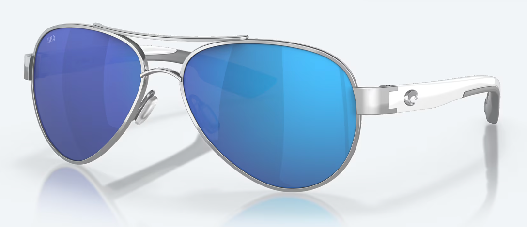 COSTA LORETO 21 PALLADIUM BLUE MIRROR SUNGLASSES 580P