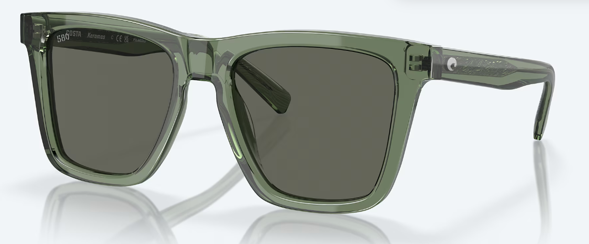 COSTA KERAMAS ALGAE GREEN GRAY OLIVE SUNGLASSES 580G