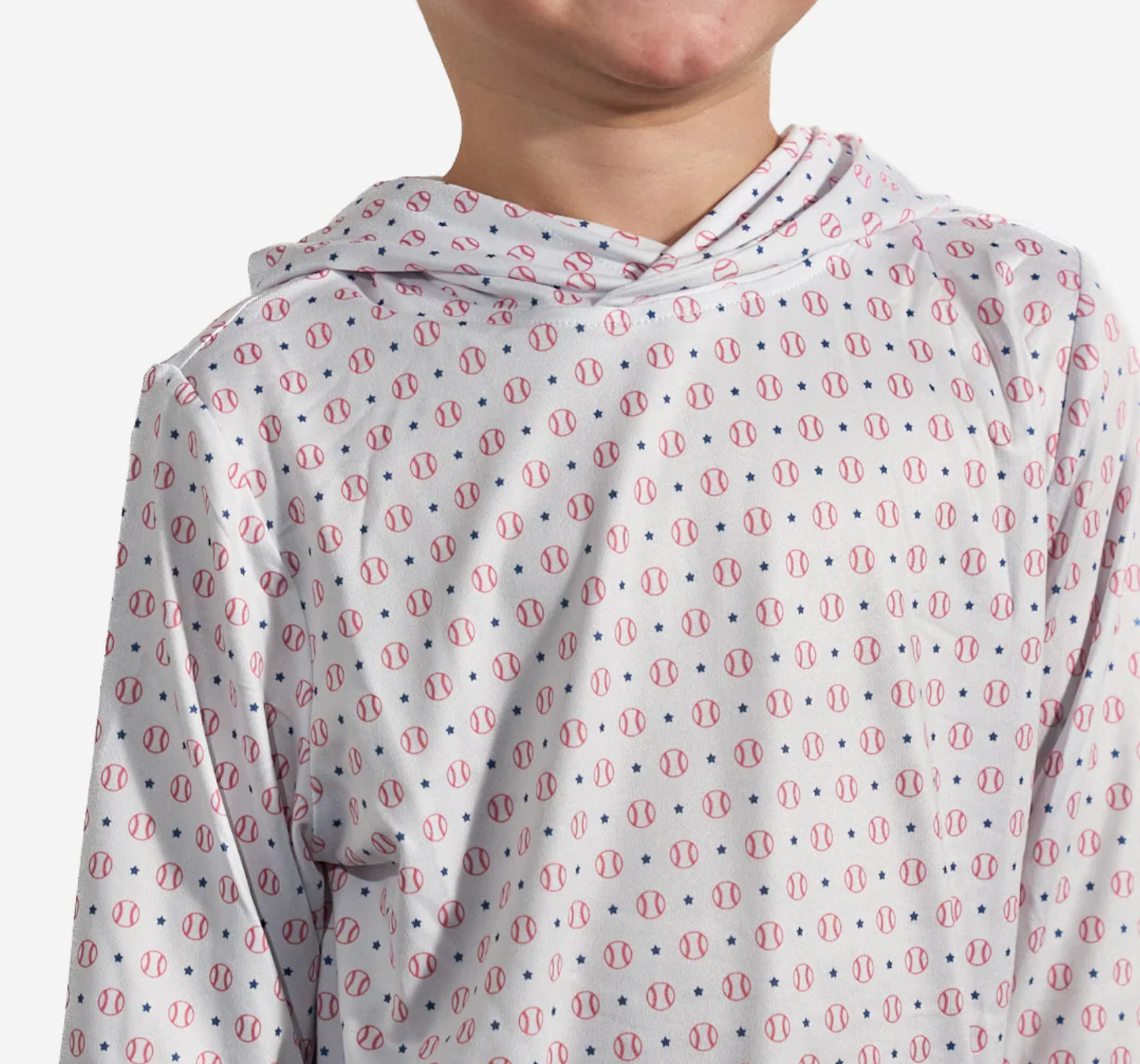 BURLEBO YOUTH PERFORMANCE HOODIE BASEBALL