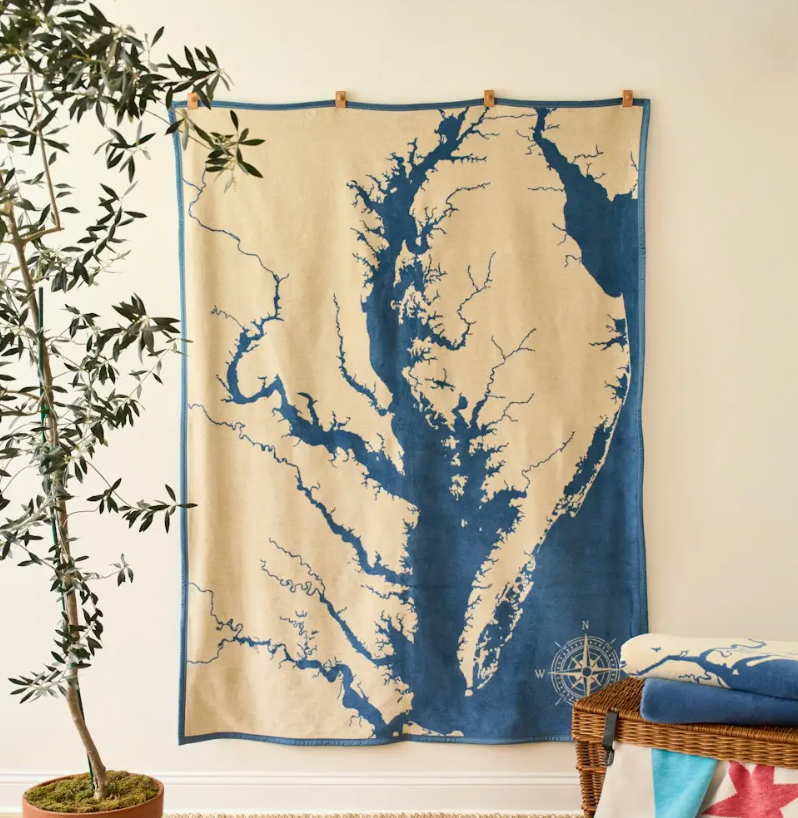 CHAPPY WRAP CHESAPEAKE BAY BLANKET