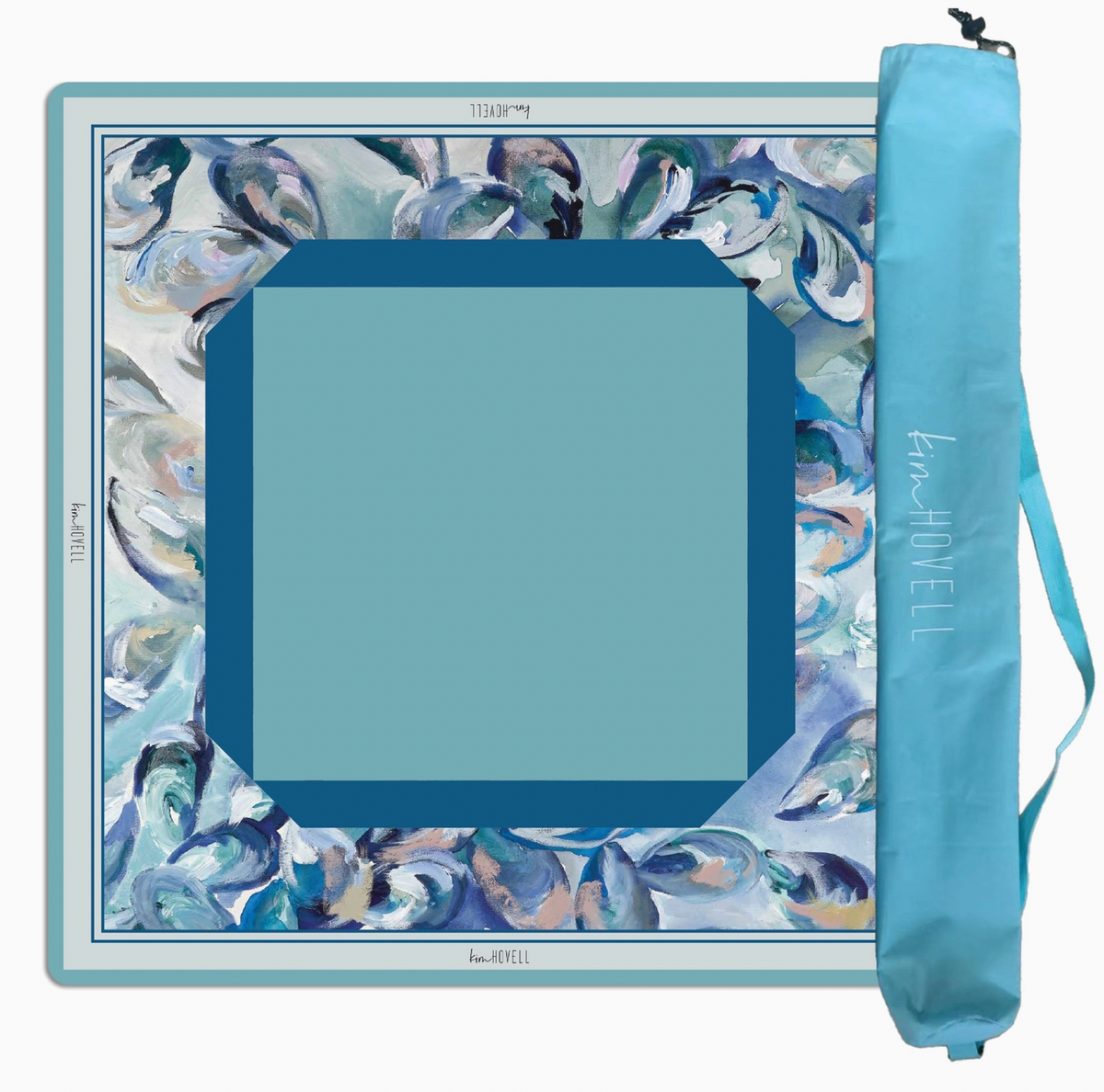 KIM HOVELL MAHJONG MAT AZUL OYSTERS WITHOUT GAMEPLAY