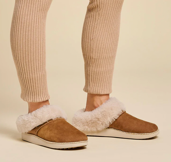 OLUKAI KU'I TAN/BONE SLIPPER