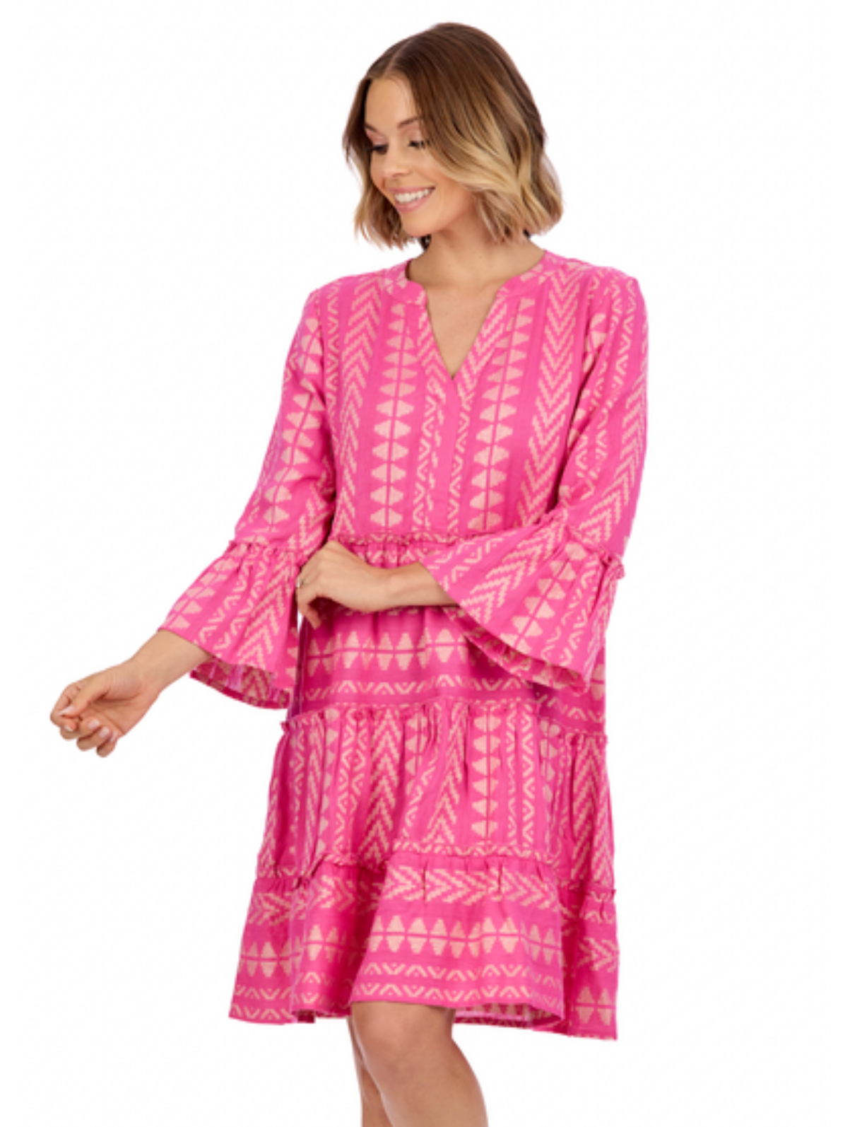 SELDEN JACQUARD DRESS