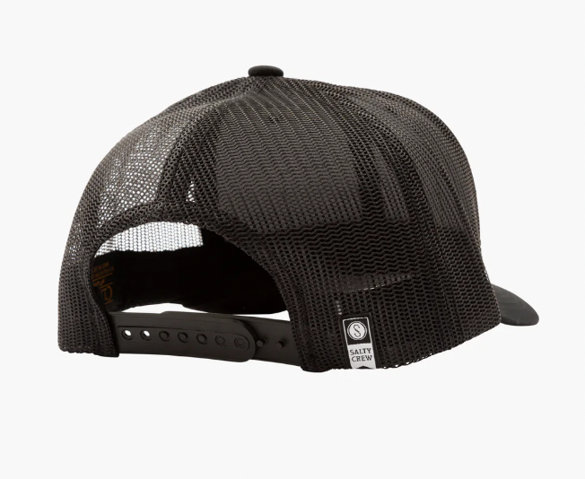 SALTY CREW MARINA RETRO TRUCKER HAT BLACK