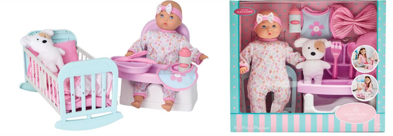 MADAME ALEXANDER 12" MY FIRST PLAYSET