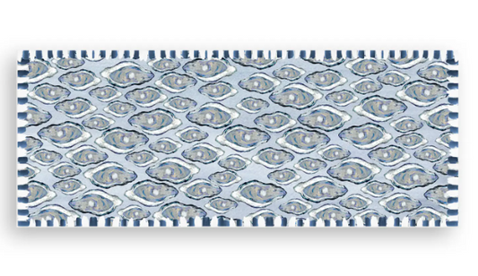 BLUE OYSTERS VINYL FLOOR MAT