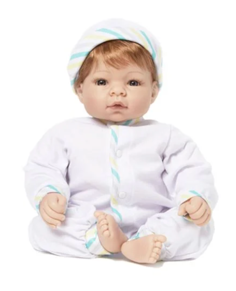 MUNCHKIN LIGHT SKIN TONE BLUE EYES STRAWBERRY BLONDE
